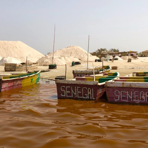 Pirogues lac rose Sénégal