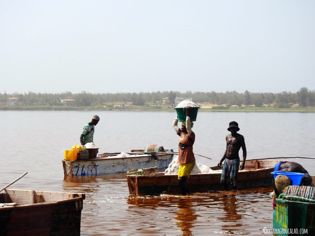 Femmes du lac rose Sénégal