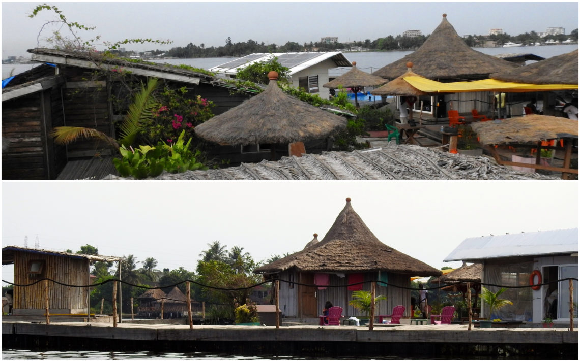 Une île flottante "made in Abidjan" conçue avec des bouteilles