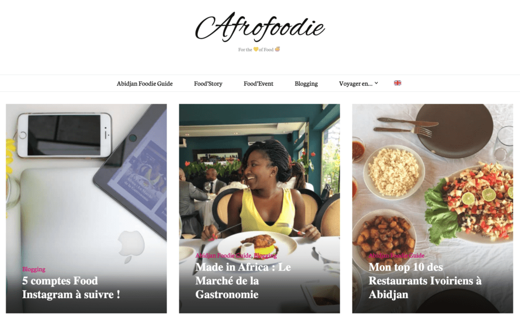 Site AfroFoodie.net