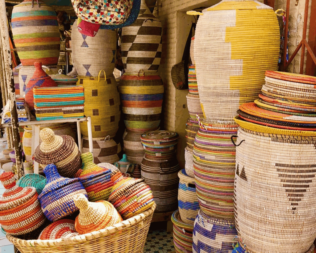 sénégal marché panier